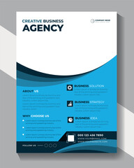 business and company flyer template poster.