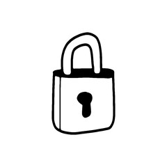 Padlock doodle
