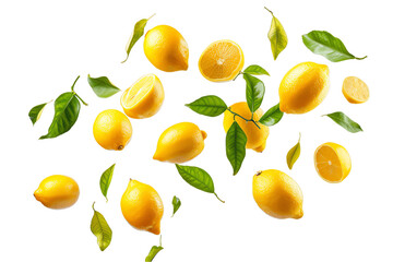 set of yellow lemon