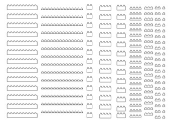 Fototapeta premium set of icons