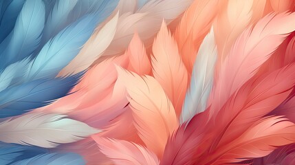 soft feathers background illustration