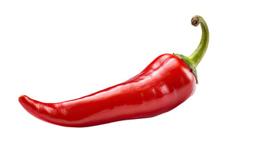Fiery Mirch Chili Pepper on Transparent background