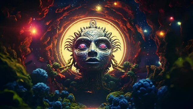 Step into an alternate dimension where time stands still and reality is warped beyond recognition in this mindaltering psychedelic video.