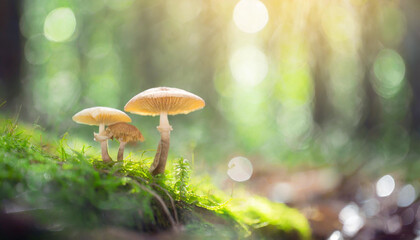 mushroom in the forest,mushroom, nature, forest, fungus, autumn, food, grass, 