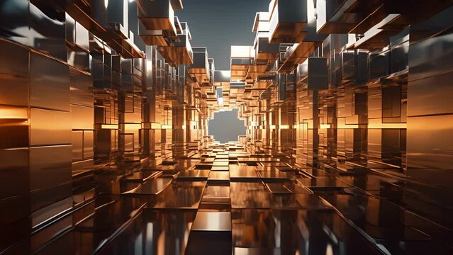 Embark on a voyage through a fragmented reality, where mirrored reflections spawn their own existence, creating a mesmerizing labyrinth of infinite possibilities.