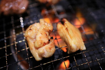 地鶏（鶏モモ焼肉）