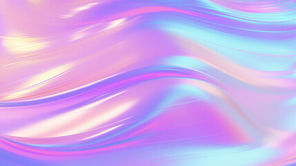 Obraz premium Holographic neon background, iridescent colors 