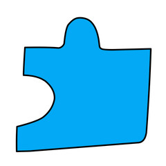 puzzle game vector icon