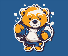 Grizzly bear mascot logo, polar bear head face silhouette logo design icon. bear Mascot logo Design, bear Head design for Logo, Gorilla head mascot icon design, Animal mascot icon Silhouette graphic