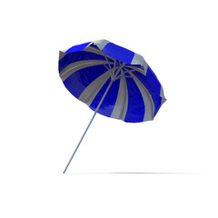 Blue Beach Parasol PNG