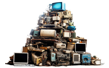 Technology for E-Waste Recycling on Transparent Background