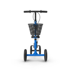 Blue Steerable Knee Scooter PNG