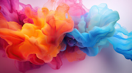 Obraz premium Fuse creativity and chaos with the Melty Mashup abstract background theme, a visually exciting blend of fluid and dynamic elements Ai Generative