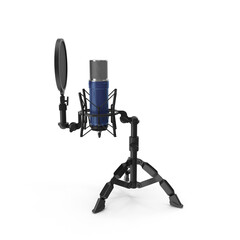 Condenser Microphone With Tripod PNG