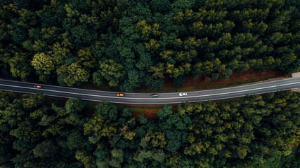 car driving on the road