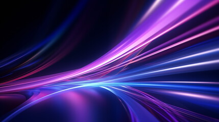 Fototapeta na wymiar Neon violet,purple lines on black background. design for background, banner and wallpaper. Generated AI