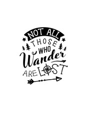 not all those who wander are lost