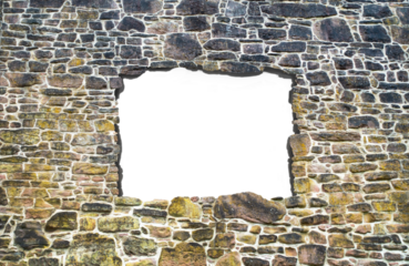 Mauer aus Natursteinen