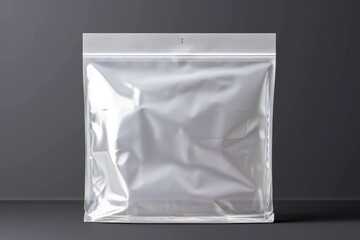 Bag of food sitting on top of a table. Suitable for food delivery or meal preparation concepts