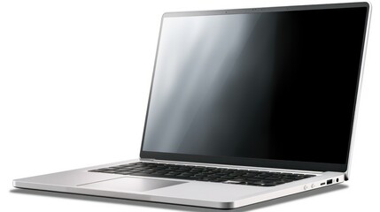 laptop isolated on white background