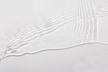 Obraz premium white wave abstract or rippled water texture background