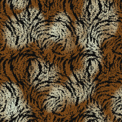 abstract seamless texture pattern of wild cat animal