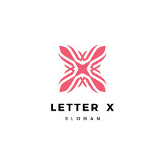 Initial letter X logo vector