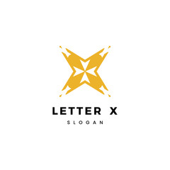 Initial letter X logo vector