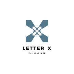 Initial letter X logo vector