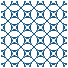 Naklejka premium Geometric linear modern vector tiled seamless pattern 