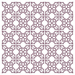 Geometric linear modern vector tiled seamless pattern 