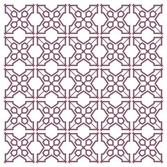 Geometric linear modern vector tiled seamless pattern 