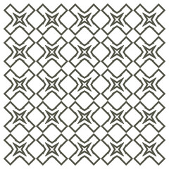 Fototapeta premium Geometric linear modern vector tiled seamless pattern 