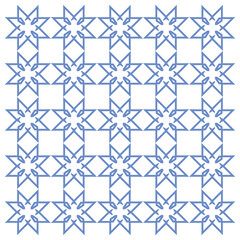 Geometric linear modern vector tiled seamless pattern 