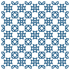 Seamless ornamental elegant geometric patterns. Textile ornament