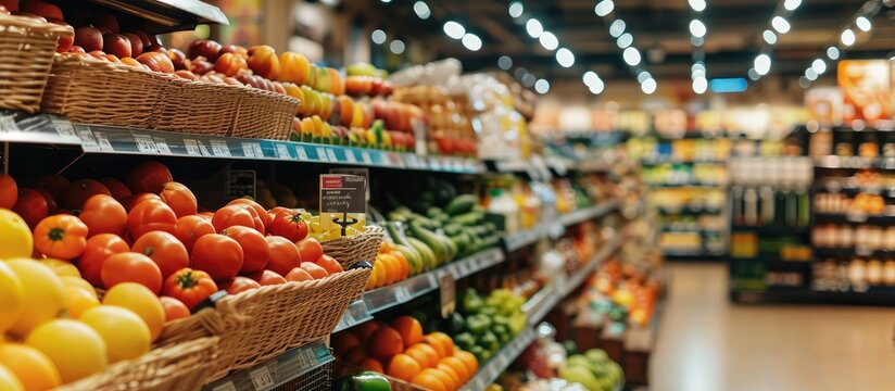 Hands jar and honey shelf for inventory check product pricing or labeling in organic retail store Hand in small business management or market advertising of healthy glass food products for sale - Powered by Adobe