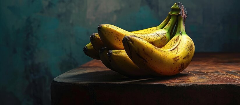 Cultivated banana Banana is the most energy Ripe and unripe bananas are high in iron. Copy space image. Place for adding text