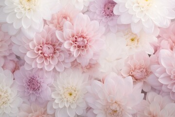 pastel pink and white chrysanthemum bloosom background 