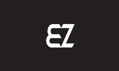 BZ, ZB , Z , B Abstract Letters Logo Monogram