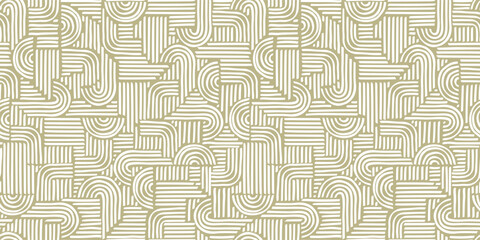 Hand drawn abstract seamless pattern, geometric background, simple style - great for textiles, banners, wallpapers, wrapping - vector design - obrazy, fototapety, plakaty