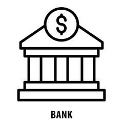 Bank, icon, Bank, Banking, Financial Institution, Money Center, Banking House, Financial Service, Banker, Money Lender, Financial Hub, Monetary Center