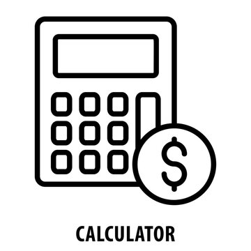 Calculator, icon, Calculator, Mathematical Device, Computing Tool, Arithmetic Machine, Number Cruncher, Adding Machine, Digital Calculator, Mathematical Helper, Computation Tool, Math Device