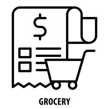 Grocery, icon, Grocery, Groceries, Food Shopping, Supermarket, Market, Food Store, Grocery Shopping, Food Items, Food Supplies, Grocer