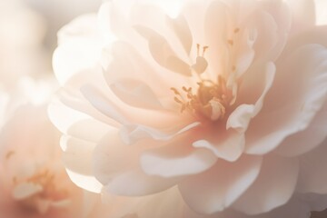two rose camellia flowers, closeup, macro. Camellia japonica.  - obrazy, fototapety, plakaty