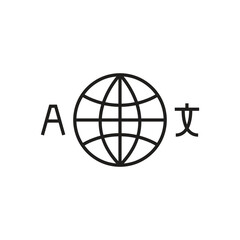 language icon vector