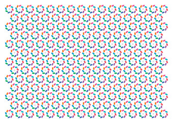 colorful cogs background. multicolored propeller background. floral background