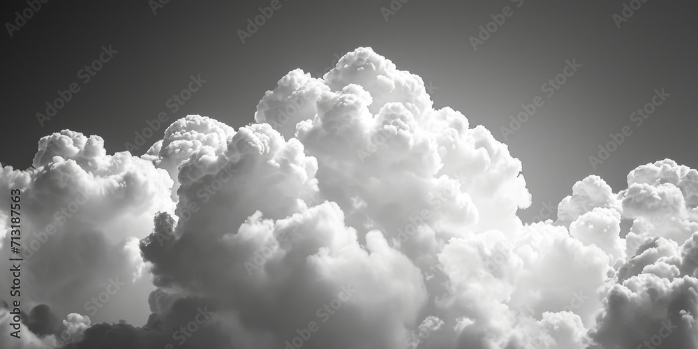 Poster a black and white photo of clouds in the sky. suitable for various uses