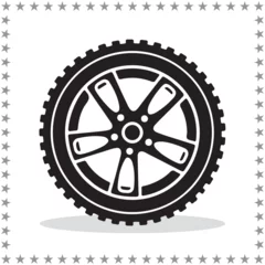 Poster Wheel Silhouette, cute Wheel Vector Silhouette, Cute Wheel cartoon Silhouette, Wheel vector Silhouette, Wheel icon Silhouette, Wheel vector                          © MrsRongina