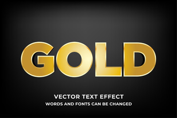 Gold Text Effect premium