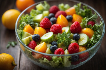 fruits salad in a bowl